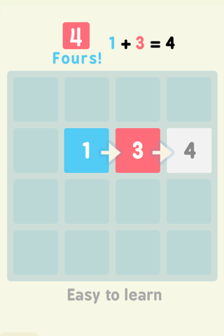 Fours! inspired by 2048 screenshot 3