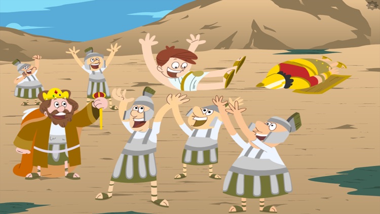 David & Goliath Bible Story with Built-in Games - Fun and Interactive in HD on the App Store on iTunes screenshot-3