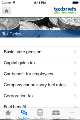 Taxbriefs Tax Tools screenshot 2