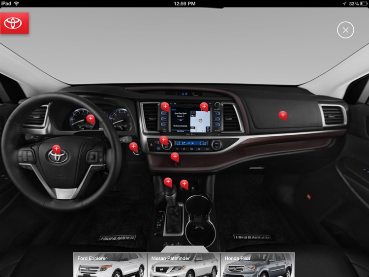 2014 Highlander 360 Comparison App