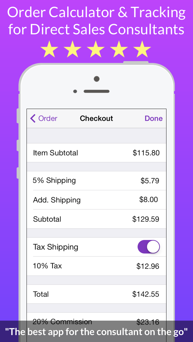 How to cancel & delete Checkout: Order Calculator and Tracker for Direct Sales Consultant from iphone & ipad 1