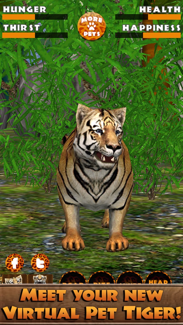 Virtual Pet Tiger Screenshot 1