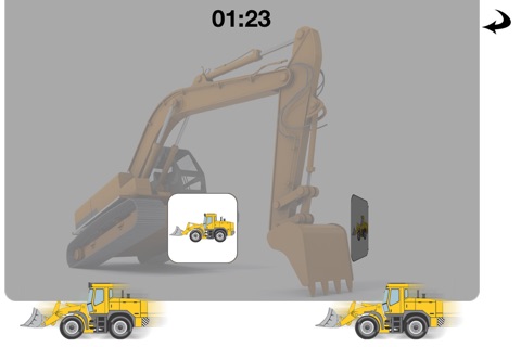 Trucks and Diggers Matching Game screenshot 3