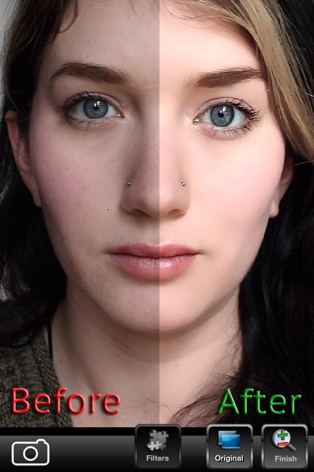 Portraiture - face makeup kit to retouch photos and beautify your portraits! screenshot 3