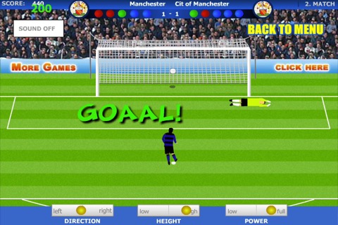 Penalty League Soccer Heads - KaiserGames™ チャンピオンとチームマネージャーのための無料の楽しい多人数サッカーのゴールキーパーボールゲームのおすすめ画像2