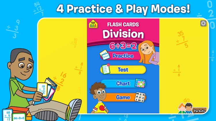 Division Flash Cards from School Zone screenshot-3