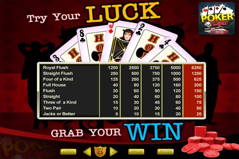 Poker Eyes HD - House-of-Video Card Games screenshot 3