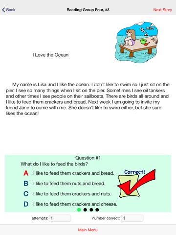 Third Grade Reading Comprehension-Free screenshot 2