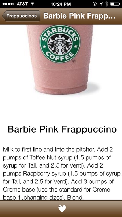 Secret Menu Starbucks Pro Edition