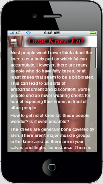 Lose Knee Fat App:Get Rid of Fat Around the Knees Fast+ screenshot-4