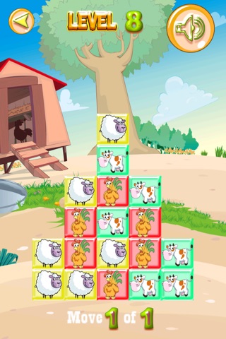 Animal Farm Crush Challenge - Fun Puzzle Match Mania FREE by Pink Panther screenshot 2