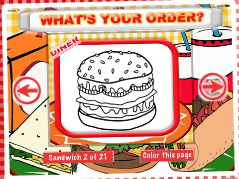 Doodle Diner - A Sandwich Color Splash Saga screenshot 2