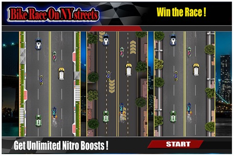 Bike Race On NY streets - SuperBike City Racing Free Edition screenshot 3