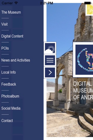 Andros e-museum screenshot 2