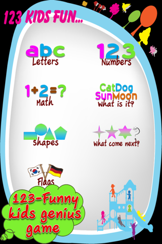 123 Kids Fun : ABC Alphabet Phonics ( Free Literacy Educational English Learning Kids Game for Toddler and Preschool ) screenshot 2
