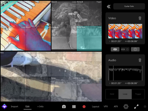 vidibox - music & video mashup: VJ, DJ, musicians, movie makers screenshot 2