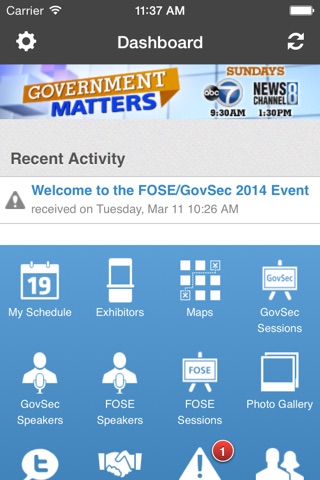 FOSE GovSec 2014 screenshot 2