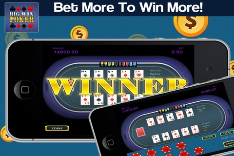 Big Win Poker Game - Classic High Stakes King of Cards screenshot 2