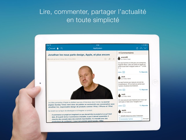 AppSystem pour iPad(圖2)-速報App