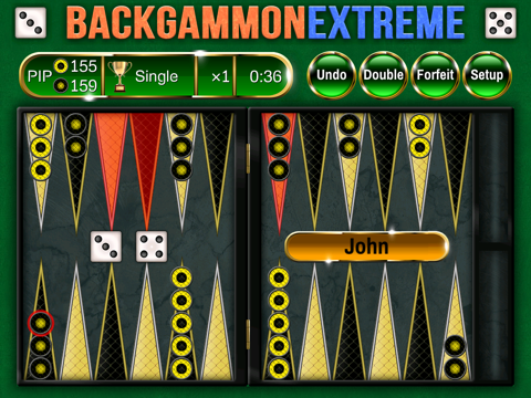 Backgammon Extreme Premium - Powerful, Beautiful, Social!のおすすめ画像1