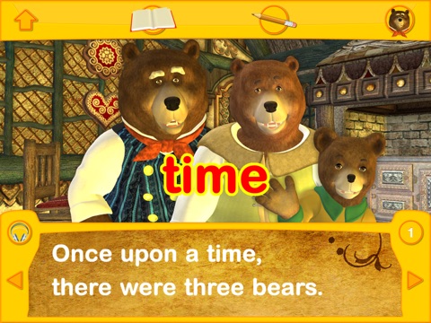 Touch and Write Storybook: 3 Bears screenshot 2
