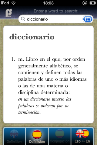Spanish English Multi-Dictionary - dic:ph screenshot 3