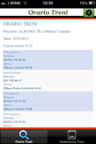 Orario Treni Italia screenshot 3