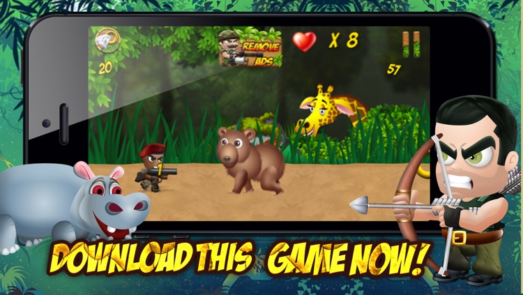 Jungle Hunter Battle of Legends Elite Heat Challenge LITE - Multiplayer Reloaded Pro Edition!