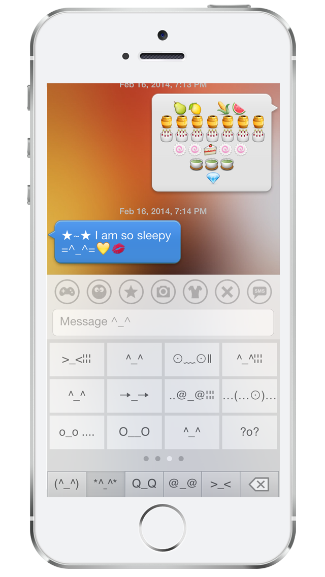 Bubble Emoji 3 – chat with emoticon smiley face in emoji keyboard :-)的使用截图[2]