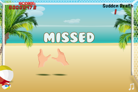 A Beach Ball Goalie Save Game - Sand Castle Summer Fun screenshot 3