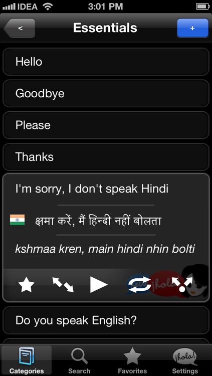 Lingopal Hindi LITE - talking phrasebook