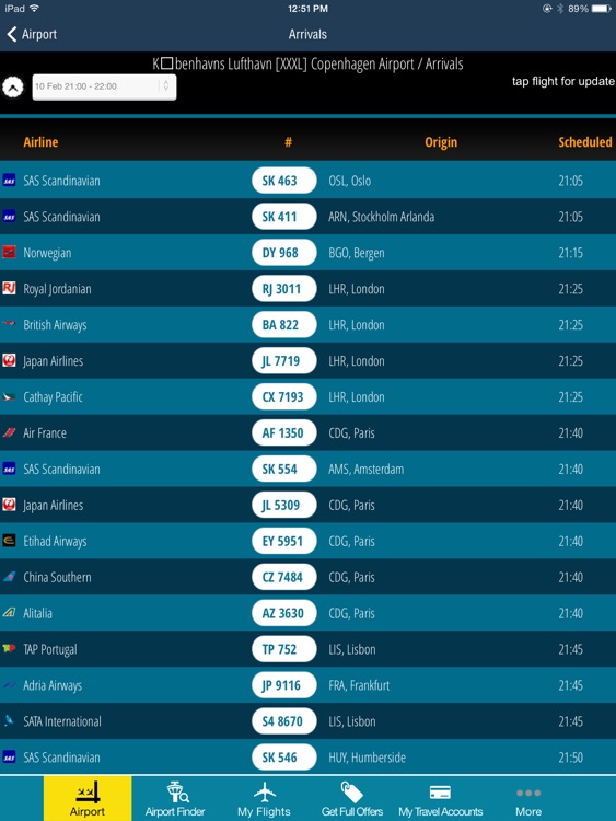 Copenhagen Airport +Flight Tracker CPH