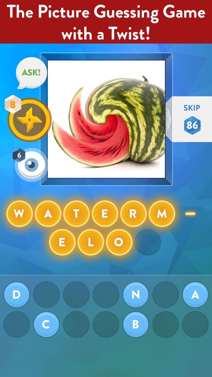 Swirly Pics Quiz - Free Word Game App