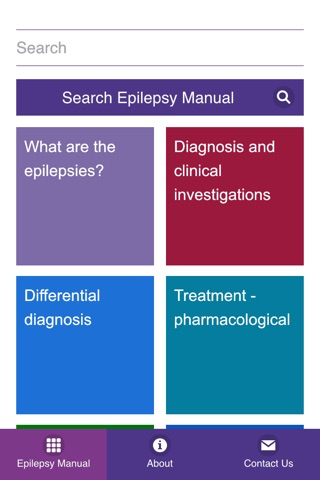 Professionals Epilepsy Manual screenshot 2
