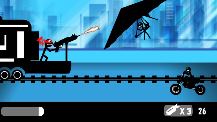 Stickman Train Shooting