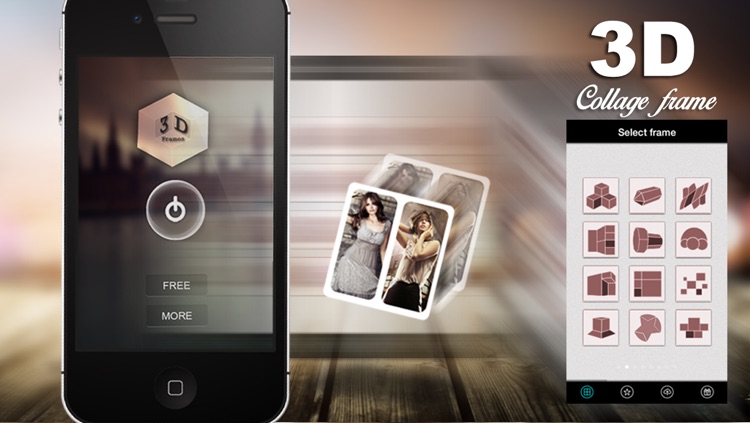 3D Collage - Free 3d & 2d magazine Collage Frame creator