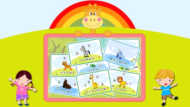 First Words Animals - Kids Preschool Spelling & Learning Gam(圖1)-速報App