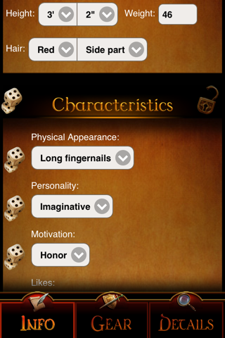 GM Wizard: Character Generator screenshot 3