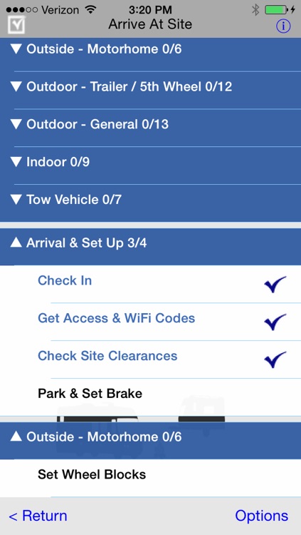 RV Checklist