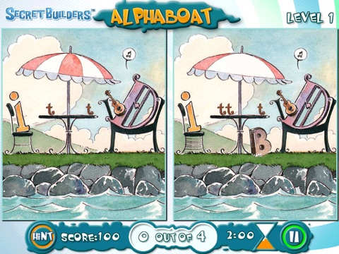 Alphaboat - Hidden Difference Game FREE screenshot 2