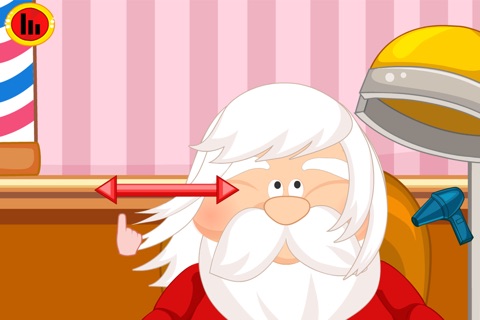 Santa Claus Hair Salon - Hairdresser Games screenshot 2