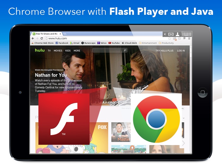 VirtualBrowser for Chrome + Flash Player, Java & Browser Extensions - iPad Edition