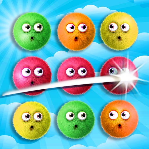 Amaze Balls: A free match three connecting puzzle game for boys and girls Icon