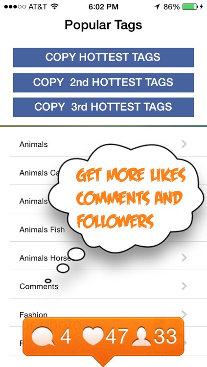 Tags4Likes - Copy and Paste HashTags for Instagram - Tags For Likes