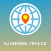 Auvergne, France Map - Offline Map, POI, GPS, Directions