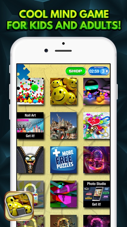 3D Sliding Puzzle Game for Kids and Adults