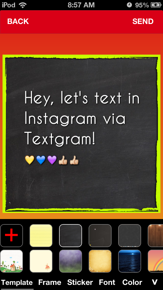 Textgram - Texting with Instagram FREE Screenshot 1