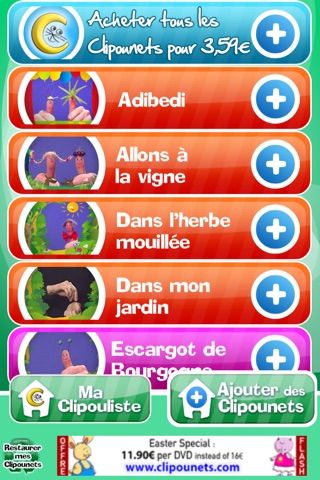 Mes jeux de doigts Clipounets screenshot 2