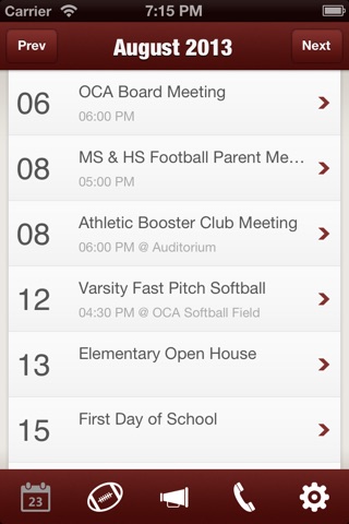 Oklahoma Christian Academy App screenshot 2