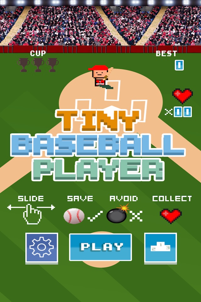 タイニー野球選手 - 無料8ビットレトロピクセル野球 / A Tiny Baseball Player - Free 8-Bit Retro Pixel Baseballのおすすめ画像1